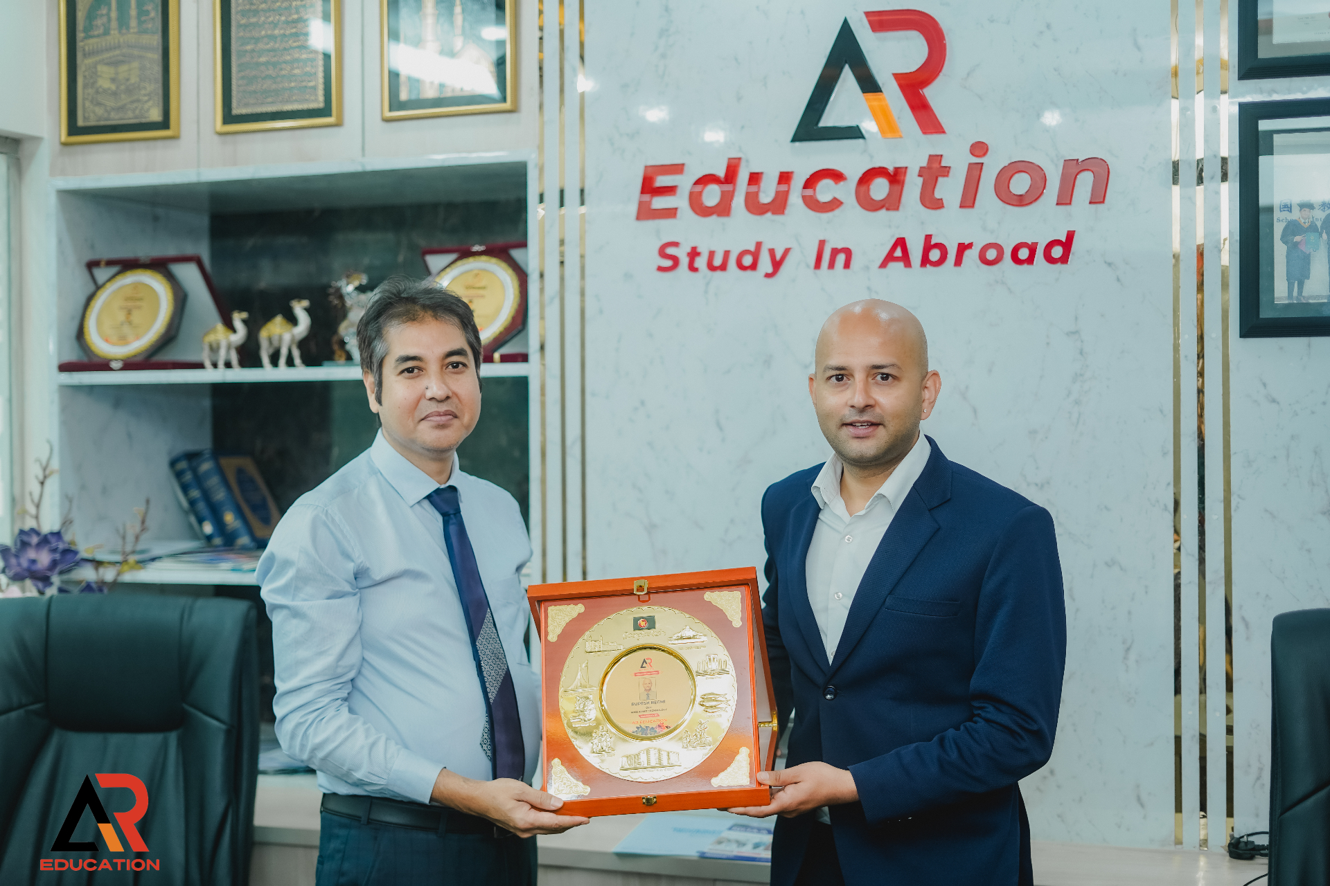 Dr. Rupesh Regmi at NUAA Meet & Greet Bangladesh, expanding WiseAdmit's university engagement across South Asia.