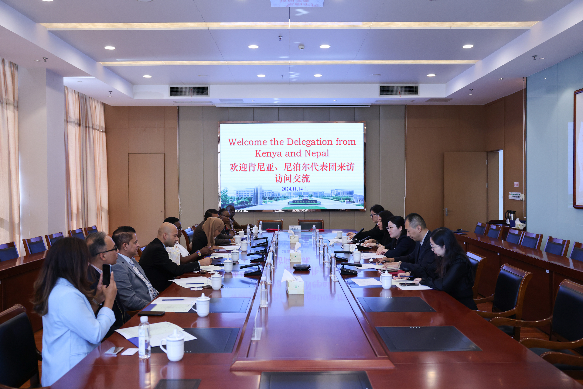 Welcome the Delegation from Kenya & Nepal