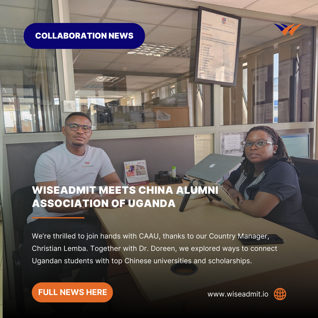 WiseAdmit meets China Alumni Association of Uganda